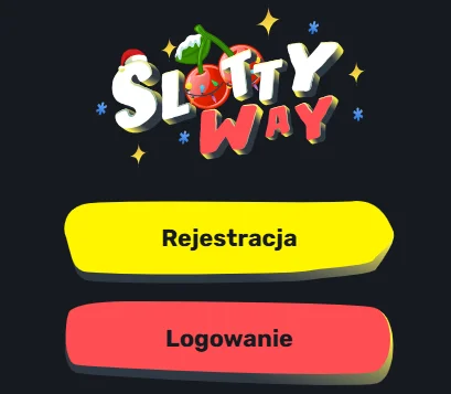 Przycisk rejestracji na stronie Slottyway